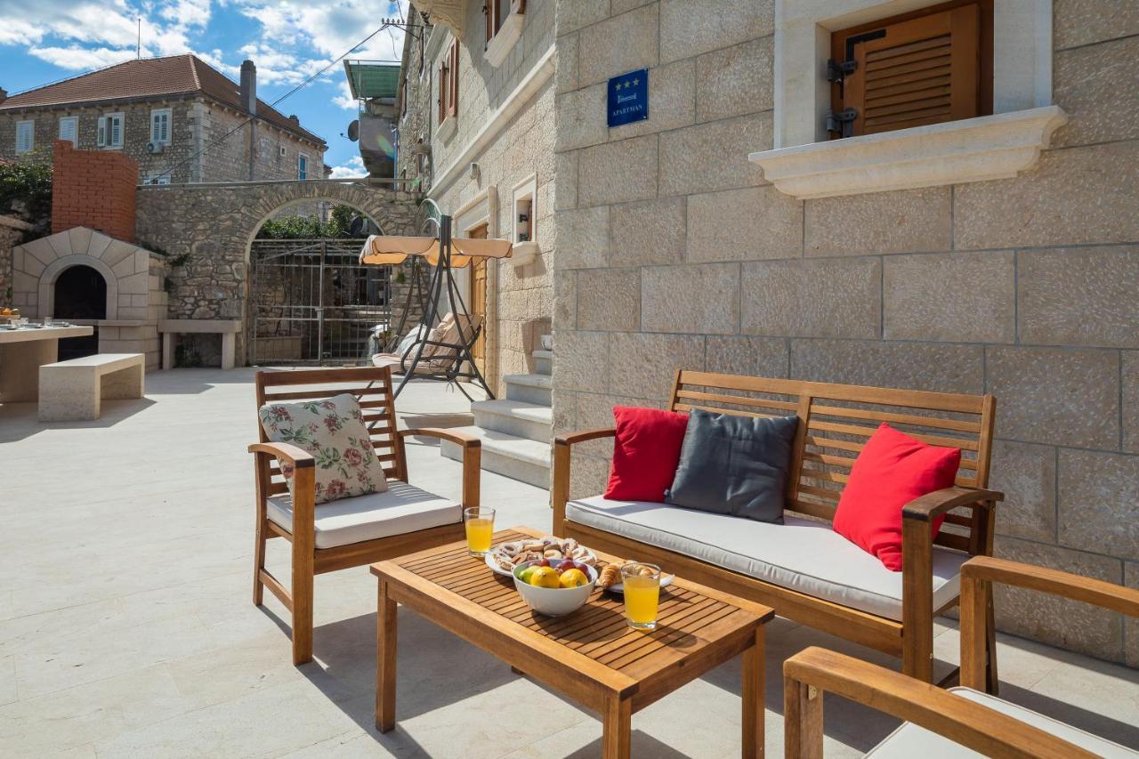 Luxury Stone Villa Nevija 2022 Private Villa Милна Экстерьер фото
